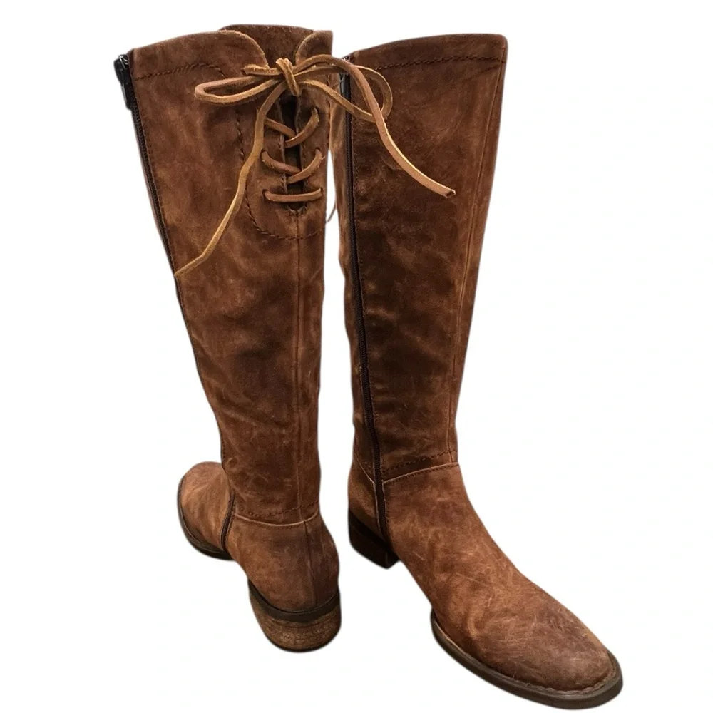 Born Brown Suede Boots Women’s 8